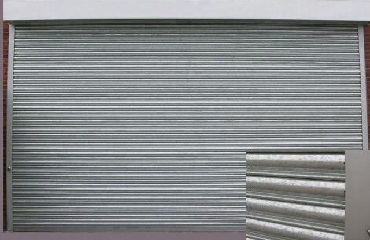 Polished GI Round Profile Rolling Shutter, for Commercial, Shops, Specialities : Rust Proof, Durable