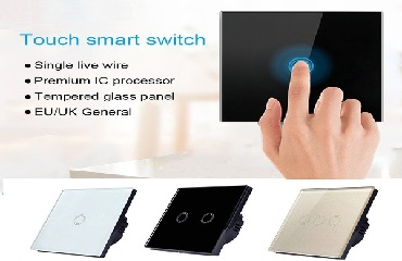 White Touch Panel Smart Switch, for Industrial, Feature : Proper Working