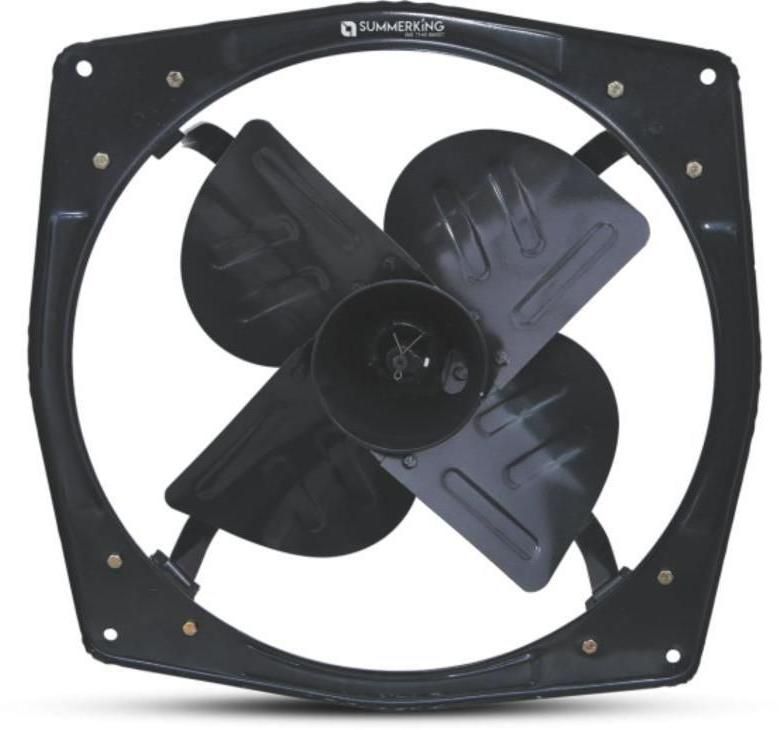 Black Geo Exhaust Fan, for Restaurant, Office, Hotel, Home
