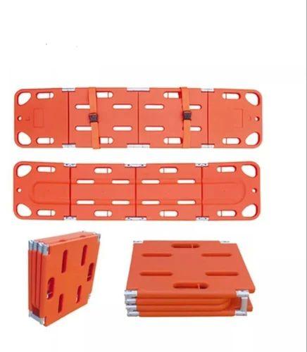 Red Steel 4 Fold Spine Board, for Hospital Equipments