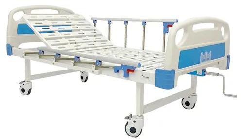 Color Coated Mild Steel Hospital Full Fowler Bed, Feature : Accurate Dimension, Durable, Fine Finishing