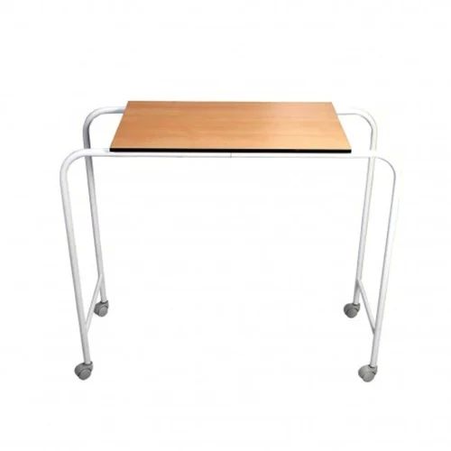 Rectangular Over Bed Table Sunmica Top, for Hospital