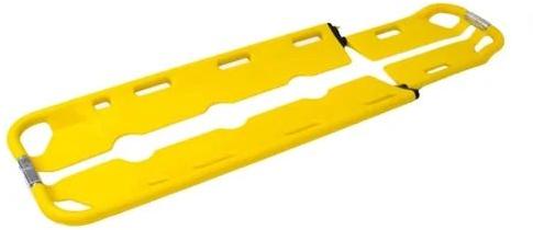 Color Coated Mild Steel Plastic Scoop Stretcher, for Hospitals, Feature : Fine Finished, Light Weight