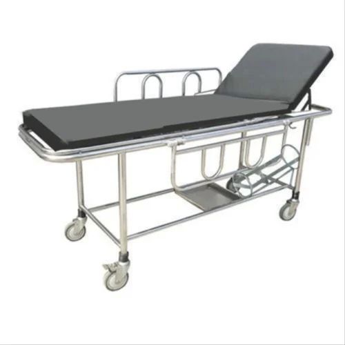 Stainless Steel Patient Stretcher Trolley, for Hospital, Feature : Anti Corrosive, Durable, High Quality