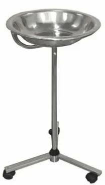 Round Stainless Steel Wash Basin Single Stand, for Hospitals, Size : 3 Feet