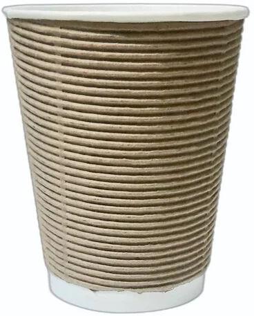 250 ML Plain Ripple Paper Cup, for Coffee, Tea, Feature : Biodegradable, Disposable, Eco Friendly