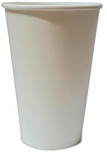 White 330 ML Disposable Paper Glass, for Soft Drinks, Water, Juice, Style : Single Wall