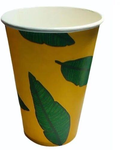 Printed Paper Juice Glass