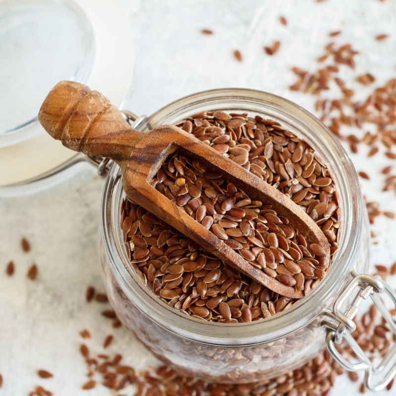 raw flax seeds