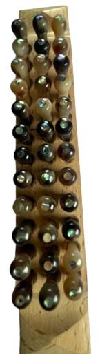 HORN BRIDGE PINS WITH ABALONE DOT for Supports Acoustic Guitar