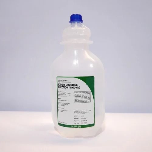 0.9% w/v Sodium Chloride Injection, Packaging Type : Plastic Bottles