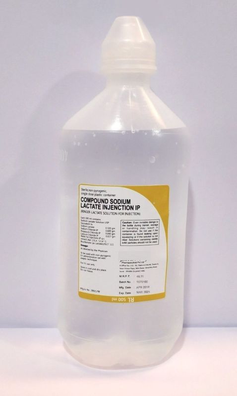 Compound Sodium Chloride Injection, Packaging Type : Plastic Bottles
