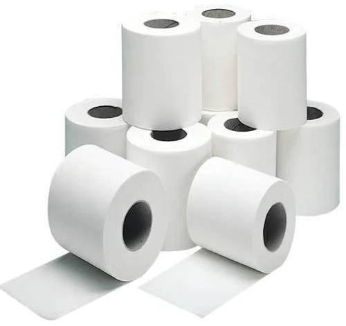 Plain Soft Tissue Paper Rolls For Home, Hotels, Washrooms