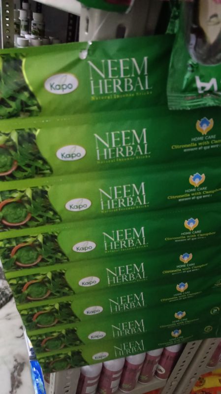 Green Natural Neem Kapoor agarbatti, for Food Additives, Style : Dried