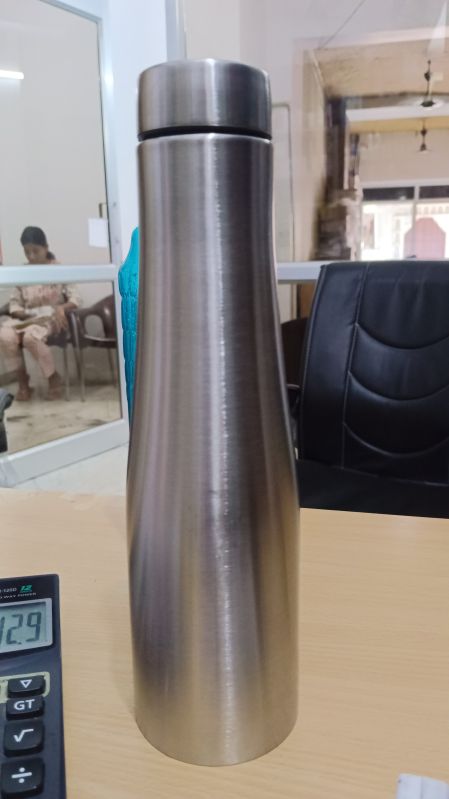 Plain Stainless Steel Water Bottle, Packaging Type : Paper Box