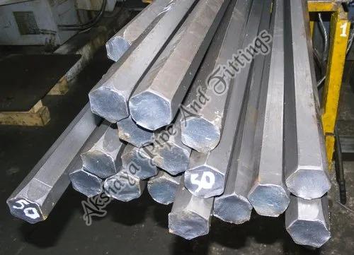 Plain MS Hexagonal Rod for Commercial Use, Industrial Use