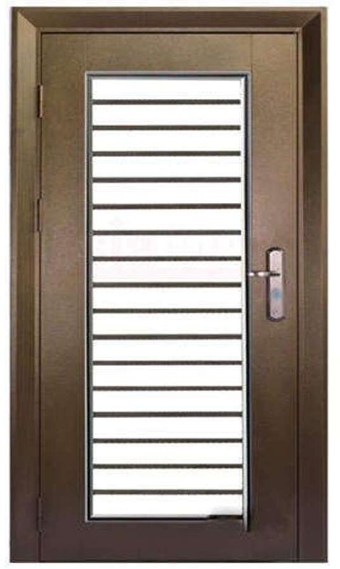 Polished Wooden Safety Door for Home