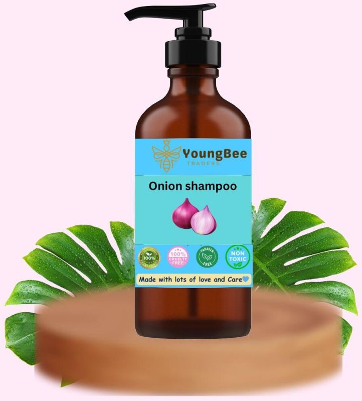 YoungBee Traders Onion Shampoo, Packaging Size : 100ml