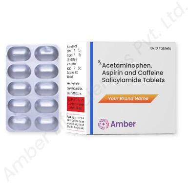 Acetaminophen aspirin caffeine salicylamide tablet