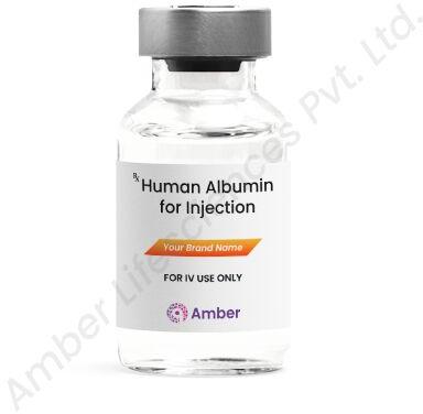 Amber Human Albumin Injection IP, for Clinical, Hospital