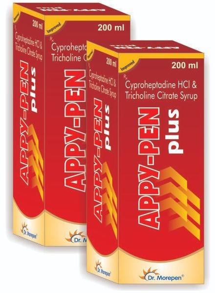 Dr. Morepen Appy-Pen Plus Syrup, Packaging Type : Plastic Bottle