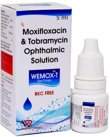 Wemox-T Eye Drops, Bottle Size : 5 ml