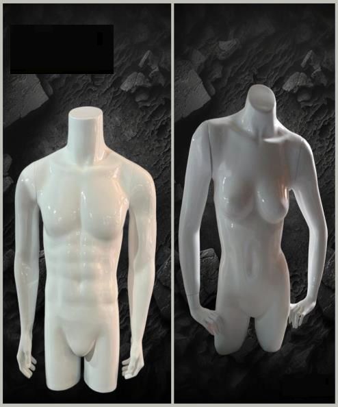 Fiber Torso Mannequins for Showroom Use, Garments Shop