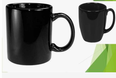 Glossy Plain Black Ceramic Coffee Mug, Packaging Type : Paper Box