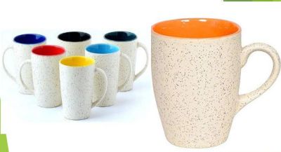 Ceramic Plain Marble Finish Coffee Mug, for Drinking Use