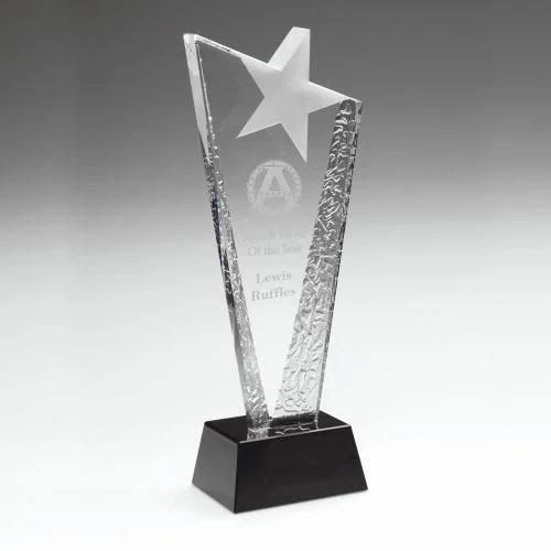 Polished Transparent Crystal Award, Packaging Type : Carton