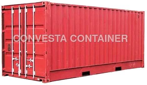Colour Coated Steel 40 Feet Shipping Container, for Commercial Use, Color : Red