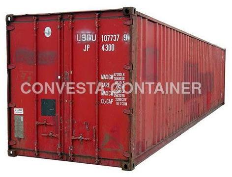 Colour Coated Steel Customized Shipping Container, for Commercial Use, Color : Red