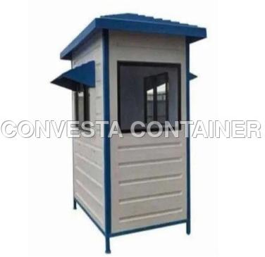 Prefabricated Sheet Industrial Security Cabin, Color : Multicolor