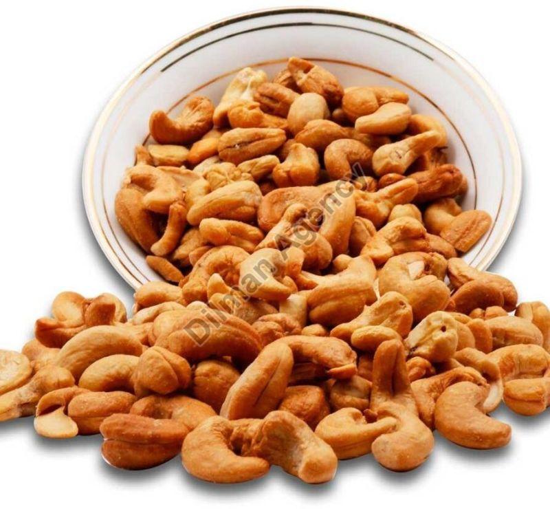 Brownish Roasted Cashew Nuts, for Human Consumption, Shelf Life : 3 Months