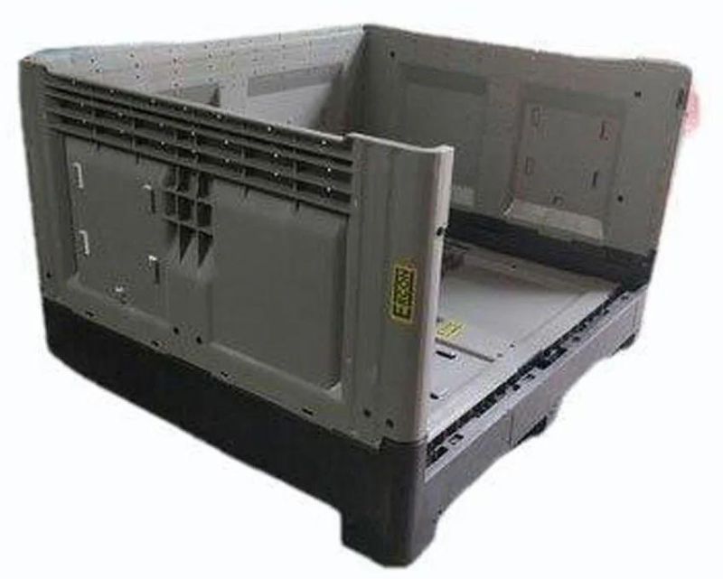 Black Plastic Ercon Foldable Pallet Boxes, for Cargo