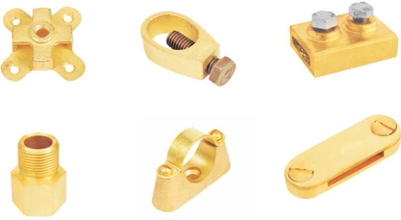 Polished Brass Earthing Parts for Industrial