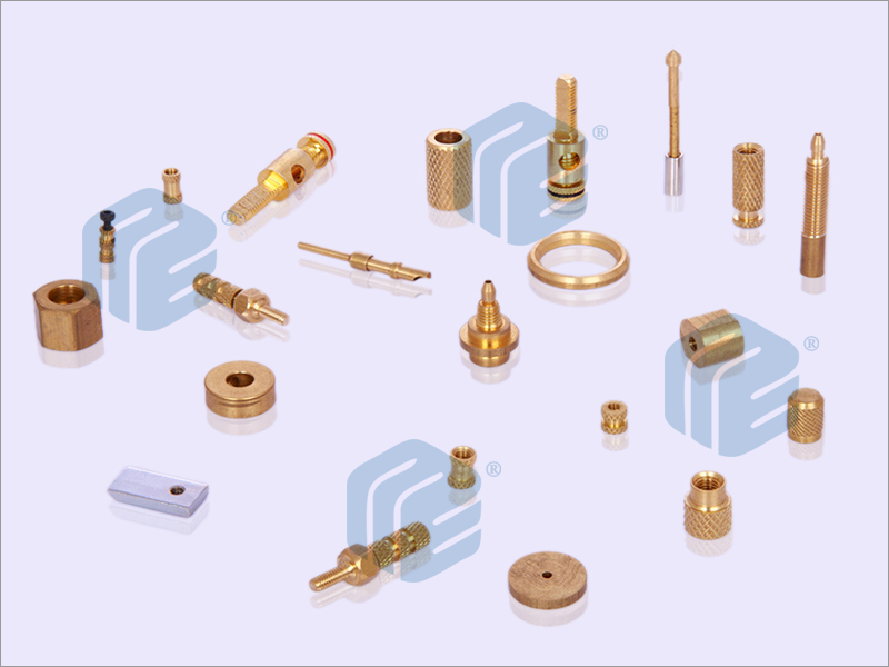 Polished Brass Insulating Parts for Industrial