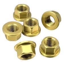 Polished Brass Special Nuts for Electrical Fittings, Furniture Fittings