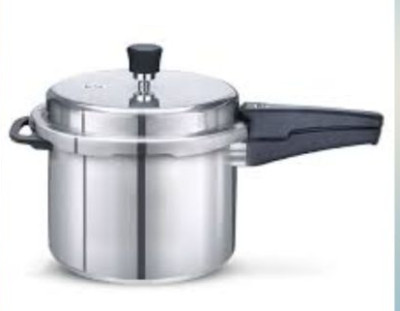 Stainless Steel Pressure Cooker, Handle Material : Plastic