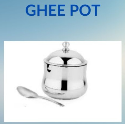 Stainless Steel Ghee Pot For Food Containing