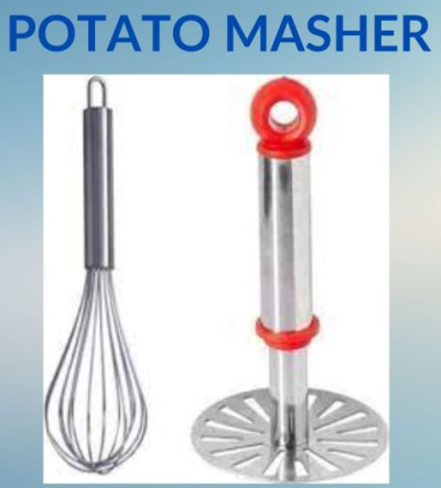 Steel potato mashers