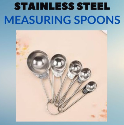 Plain Steel Measuring Spoon For Home