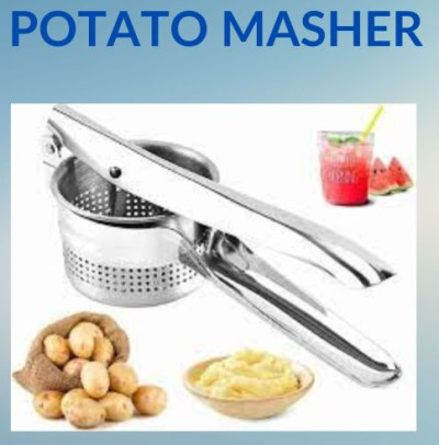 Non Polished Steel Potato Masher