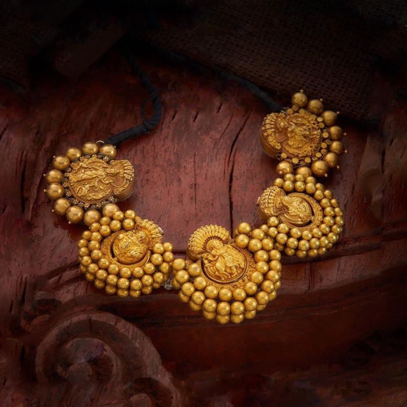 Antique Gold Temple Jewellery, Gender : Female