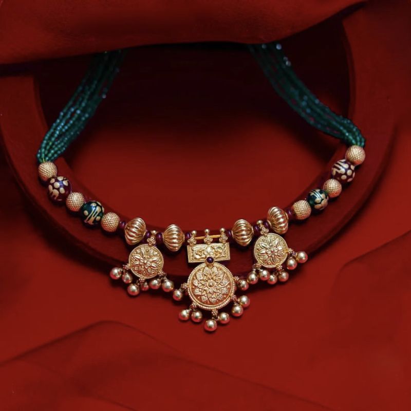 Gold Antique Handcrafted Necklace, Gender : Female