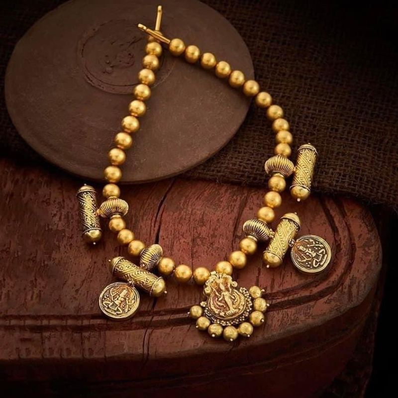 Ethnic Laxmi Pendant Necklace