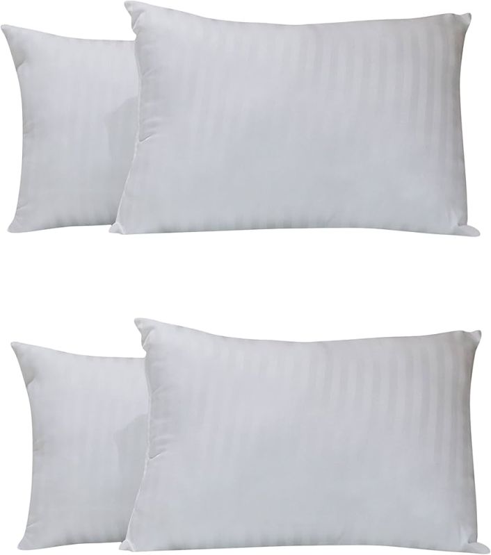Plain Cotton 14x20 Inch Hotel Pillow, Shape : Rectangle