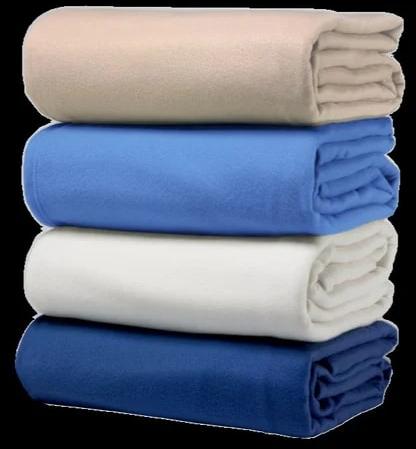 Plain Raised Wool Hotel Single Blankets, Technics : Machine Made