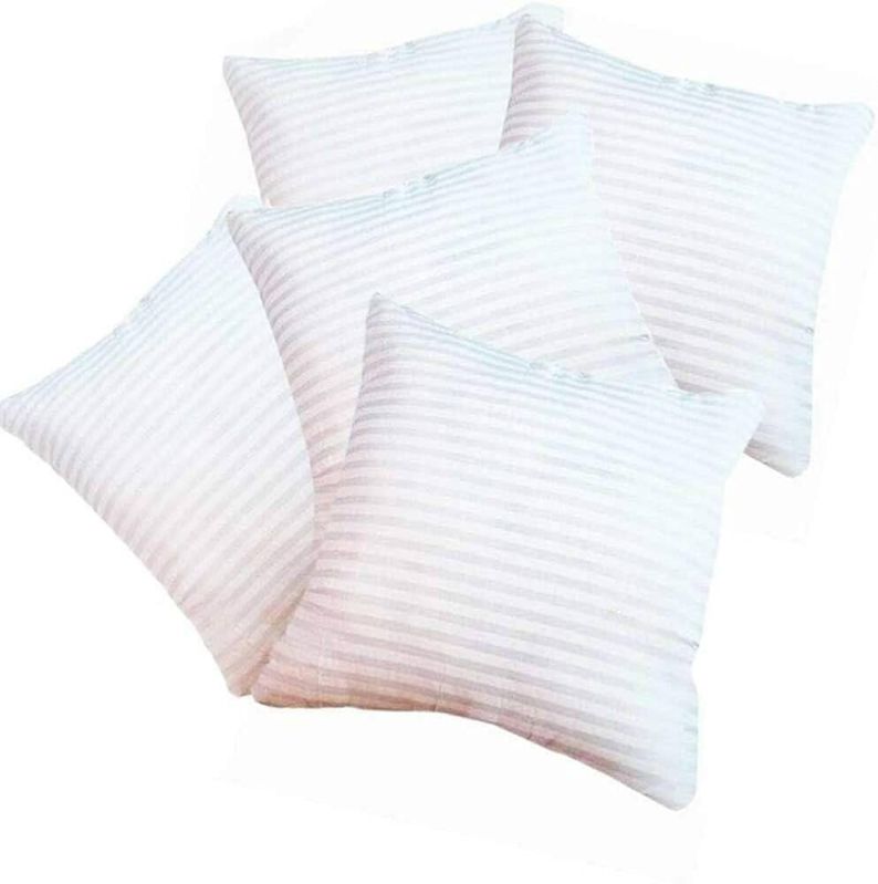 Striped Cotton Hotel Stripe Cushion Cover, Technics : Machine Made