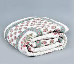 Printed Cotton Single Bed Quilt for Home Use, Hotel Use